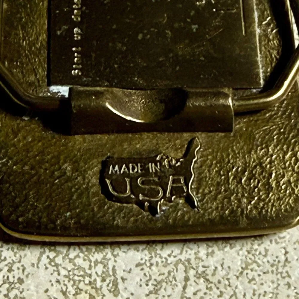 1977 Bear Creek Uranium Limited Edition Belt Buckle 173/900 Made In USA